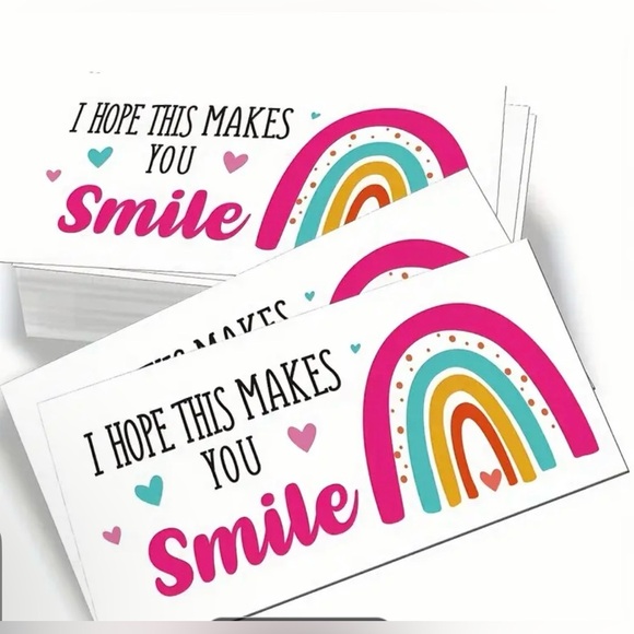 50 Rainbow Thank You‎ Cards - Picture 1 of 3